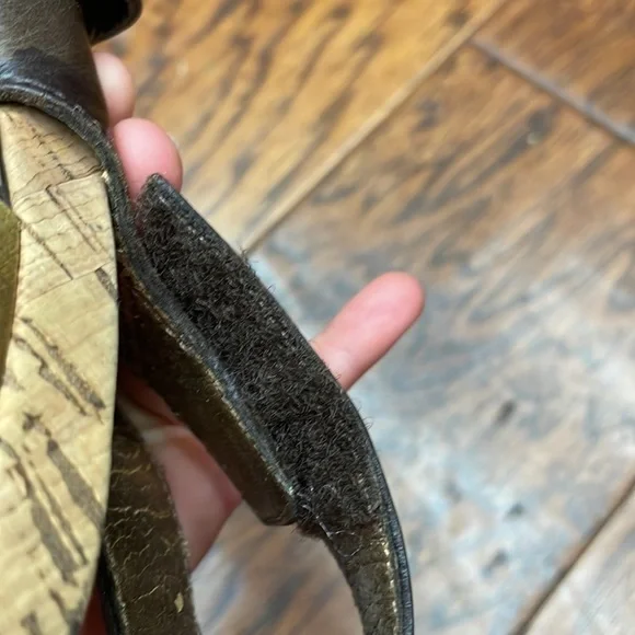 Miss sixty women’s leather Velcro wrap heels - Picture 7 of 7